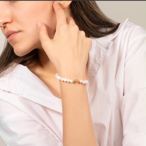 دستبند طلا سنگی آیلار