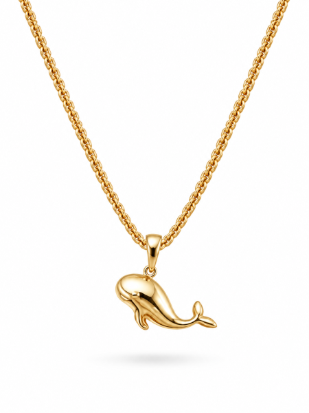 آویز طلای Whale (وال)