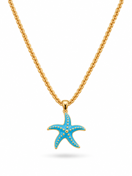 آویز طلای Starfish (ستاره دریایی)