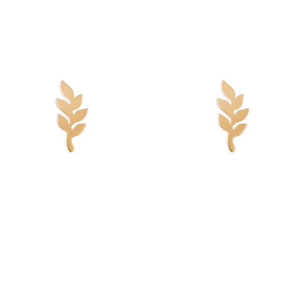گوشواره میخی برگ زیتون ۰۲