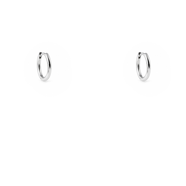 گوشواره نقره حلقه ای ساده