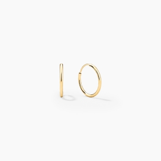 گوشواره حلقه‌ای طلا کوچک