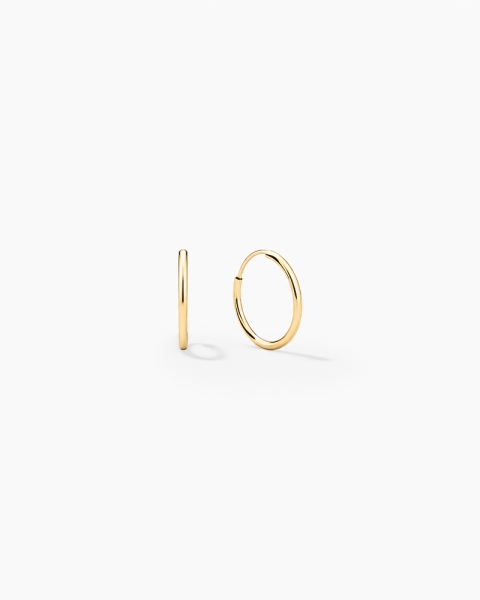 گوشواره حلقه‌ای طلا کوچک