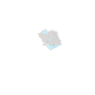 سنجاق سینه نقره مینا کاری نقشه ایران