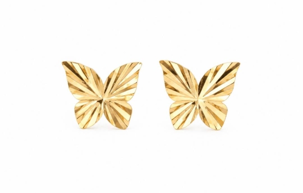 گوشواره طلا پروانه